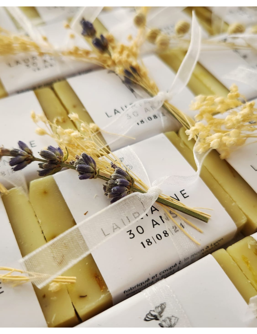 Savons personnalisés pour vos invités